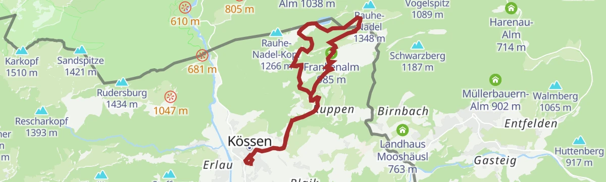 Route map: Taubensee